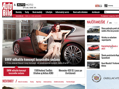 AutoBild - magazine website auto moto portal