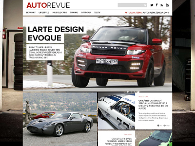 Auto magazine website