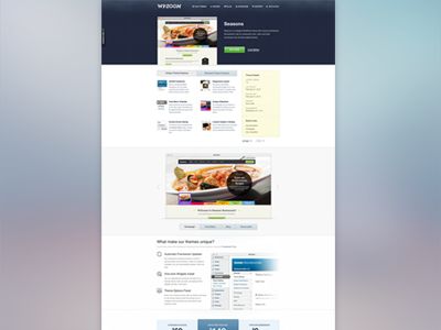 Re-designed product page landing product page slider theme wordpress wpzoom