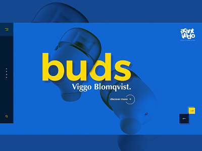 Buds by Viggo Blomqvist design minimalism mobile typography ui ui design uidesign ux ux design web