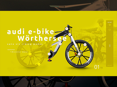 Audi E Bike Worthersee ui design ux design