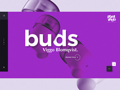 Purple Buds design minimalism typography ui ui design uidesign ux web