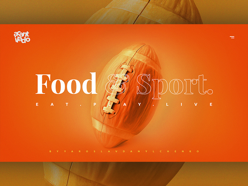 Fruit & Sport web ui typography minimalism uidesign design ux ux design ui design