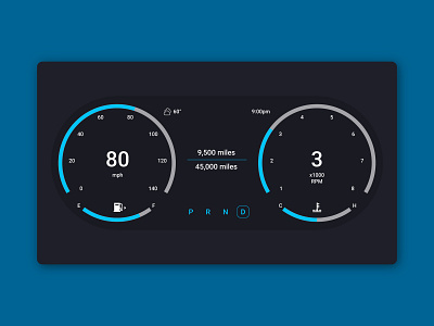 Daily UI 034 - Car Interface