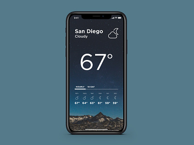 Daily UI 037 - Weather concept daily ui daily ui 037 design mobile ui weather weatherapp
