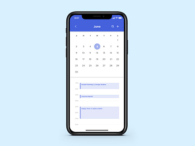 Daily UI 038 - Calendar calendar concept daily ui daily ui 038 design mobile ui