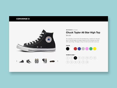 Daily UI 060 - Color Picker color picker concept daily ui daily ui 060 design product description page product page shoes ui