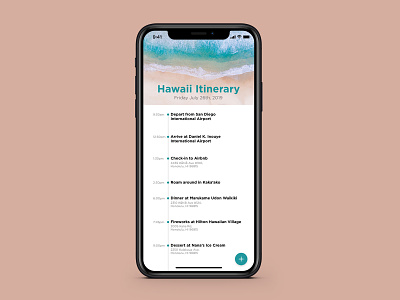 Daily UI 079 - Itinerary daily ui daily ui 079 design itinerary mobile ui