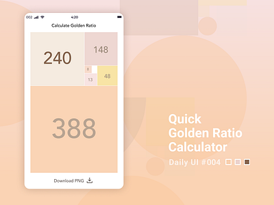 Daily UI #004 Calculator