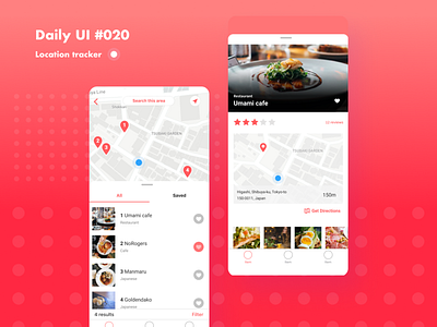 Daily UI #020 Location Tracker 020 dailyui ios app ui