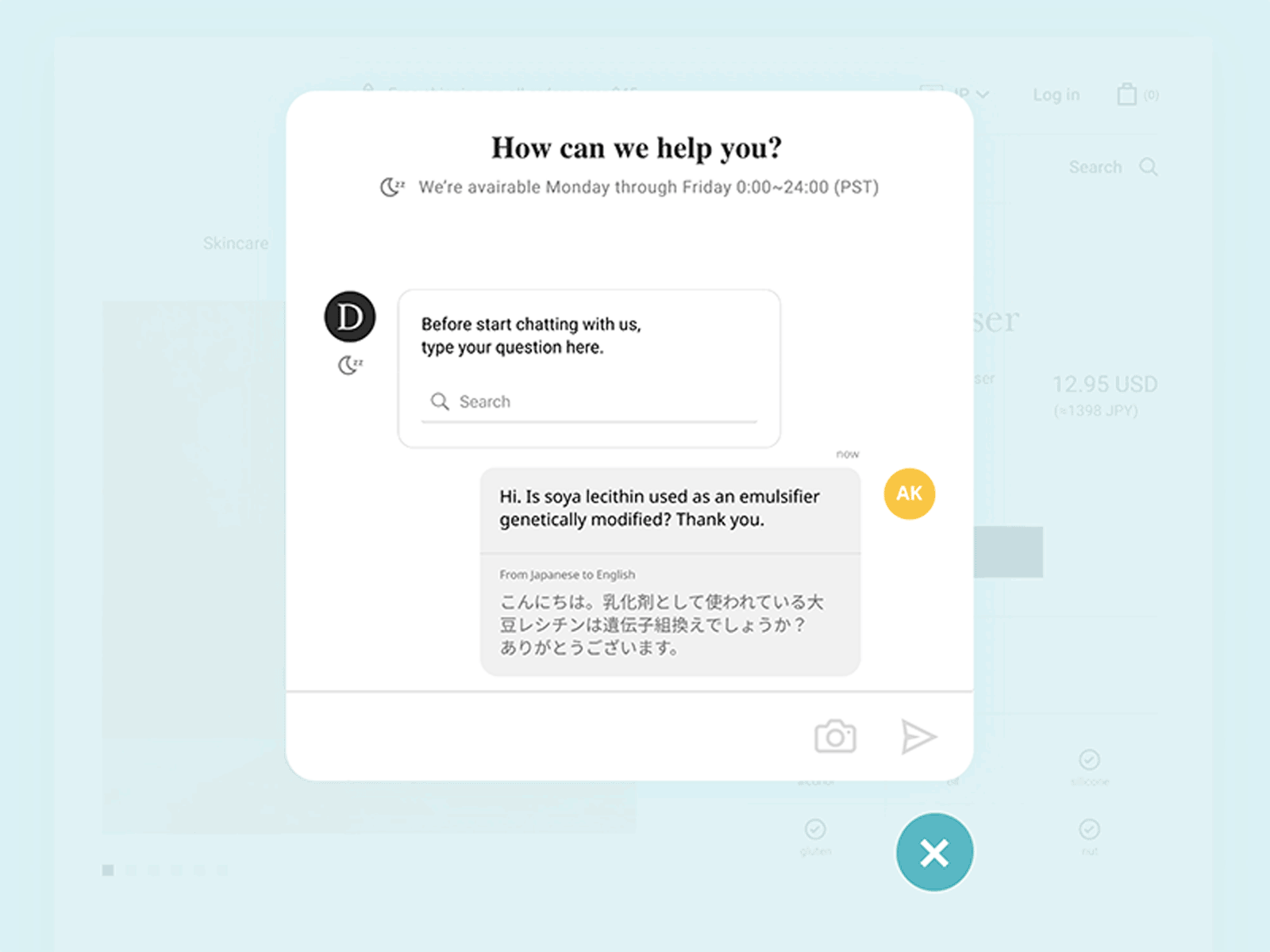 Daily UI #028 Contact Us chat contact us customer service customer support dailyui dailyui028 help ui