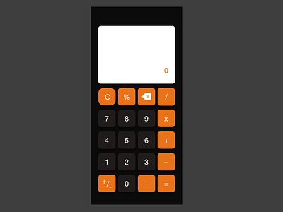 Calculator calculator daily ui dailylogochallenge design xd