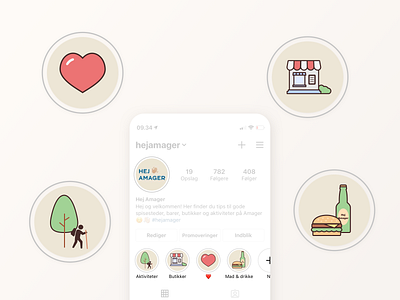 Instagram illustration pack