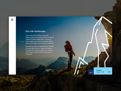 Our risk landscape design digital design graphicdesgn illustration layout mountain ui ux web