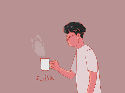 Daily routine every morning. design illustration
