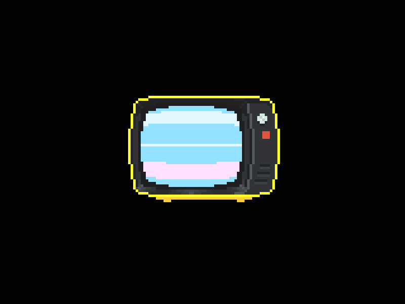 TV 8bit pixelart tv