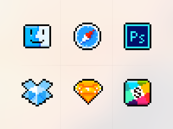 Pixel Icons by Mangmor on Dribbble