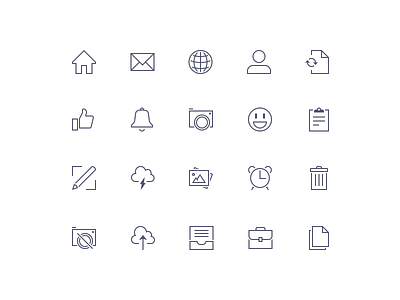 Sharp Icons Preview