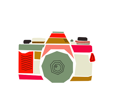 Film Camera camera design icon illustration vector