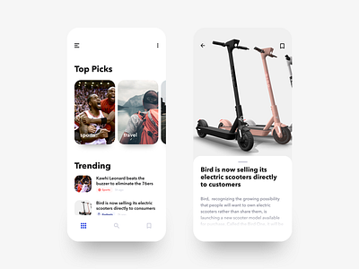 News App app app design appdesign appdesigner clean design flat minimal ui ui design uidesign uidesigner uiux uiuxdesign uiuxdesigner user interface user interface design ux ux design web