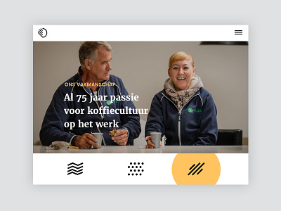 Tablet layout for Van Duijnen case study digital design full project interaction desgin visual design