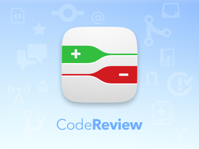 CodeReview app icon app code review diff git github icon ipad