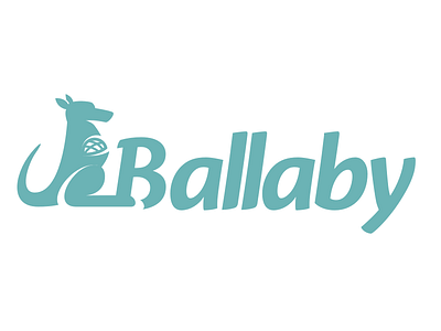 Ballaby Logo kangaroo logo wallaby