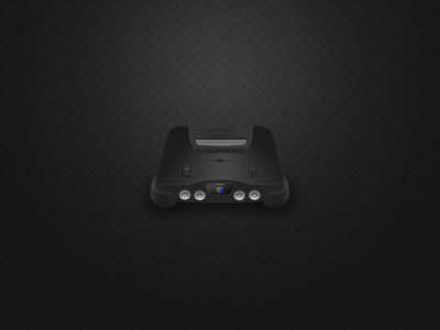 Nintendo64 Console black console icon n64 nintendo 64