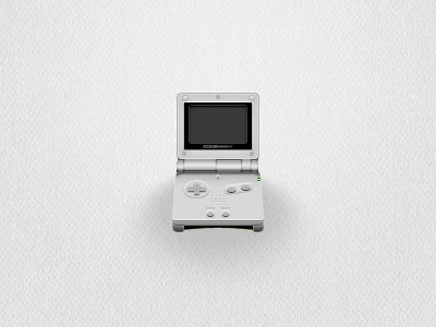 GameBoy Advance SP advance game boy gameboy handheld icon nintendo sp