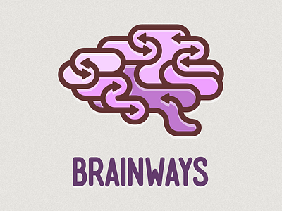 Brainways logo brain information logo