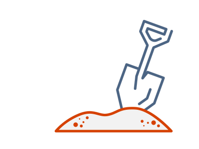 Loader animation digging loader shovel