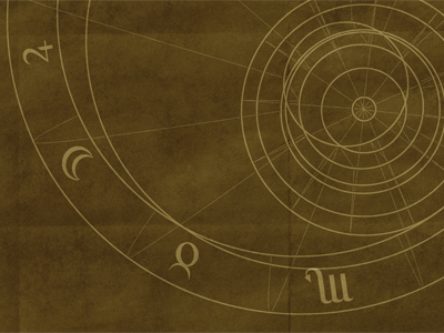 Alchemy Chart brown icon illustration