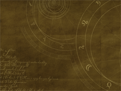 Alchemy Chart, update brown illustration
