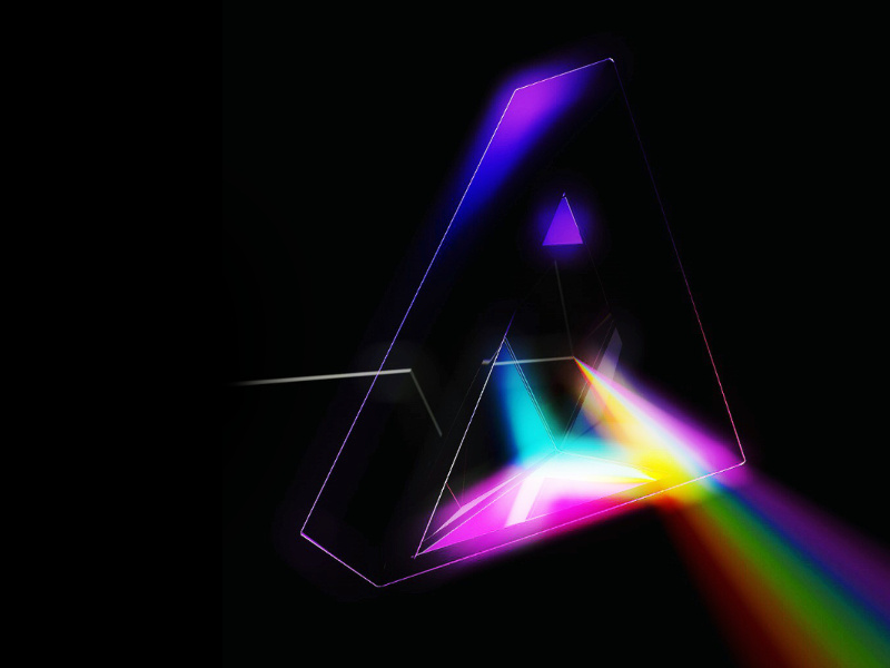 Daft Floyd 3d delta spectrum rainbow prism
