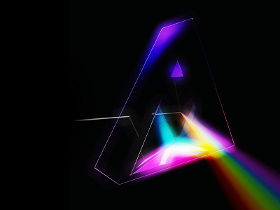 Daft Floyd 3d delta prism rainbow spectrum