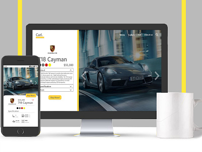 Web Car Design carweb design illustration logo ui ui design ux web webdesign