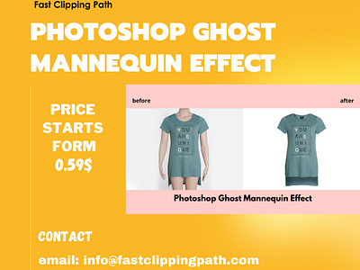 Photoshop Ghost Mannequin Effect