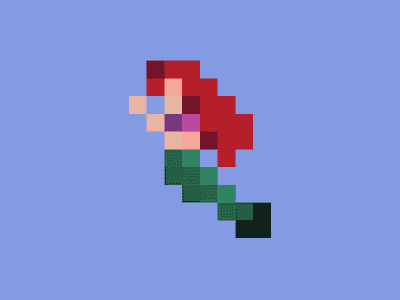 Ariel icon pixel art