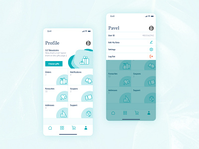 Daily UI #006 | User Profile app design daily ui daily ui challenge dailyui dailyuichallenge figma figmadesign interface mobile app mobile app design pastel colors