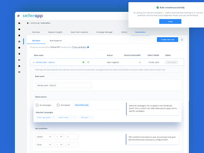 Sellerapp automation