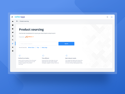 Product sourcing start screen adobe xd dailyui uidesign uxdesign visual design