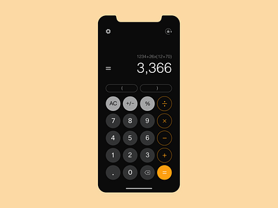 Daily UI 004 ::  (Calculator)