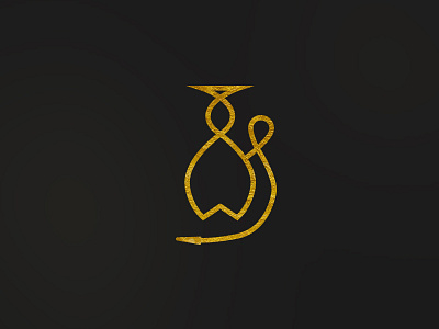 Golden Dope branding design dope hookahs illstration logo logo design