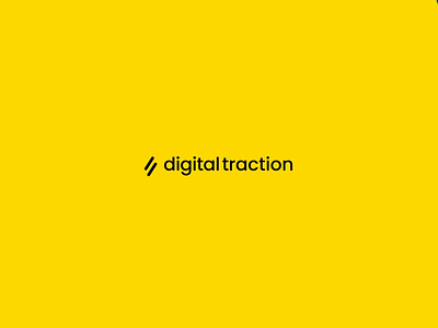 Digital Traction amsterdam animation branding logo design logotype masking motion transition typography vector web