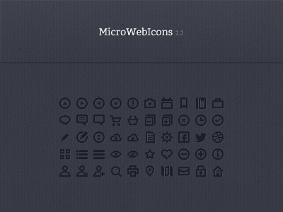 MicroWebIcons 16px 32px download glyph icon icons medialoot outline pattern retina texture