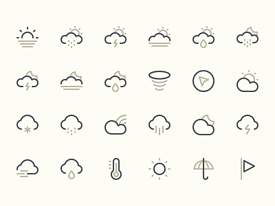Nucleo - Weather forecast icon icons nucleo rain sun umbrella weather