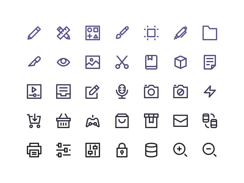 nucleo icons