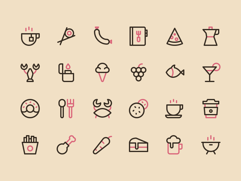 Nucleo Food Free seafood chips food svg ai freebie free icon icons nucleo