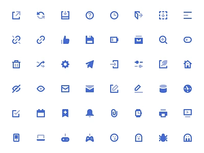 Mini Icons 16px glyph icon icons mini nucleo pack set ui