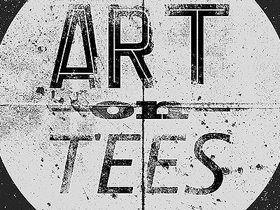 Art On Tees black grunge texture textured twinne type typography white